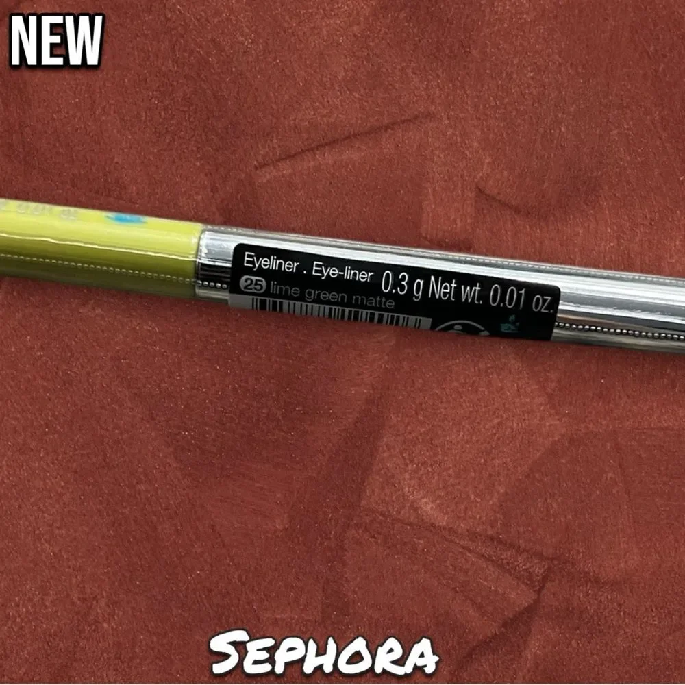 New Sealed SEPHORA COLLECTION Ultimate Gel Waterproof Eyeliner Pencil - 25 lime